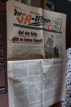 Zeitung -  Der SA-Mann  27. März 1937